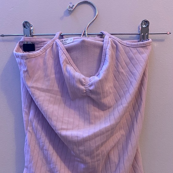 purple spaghetti strap crop top - Picture 1 of 2